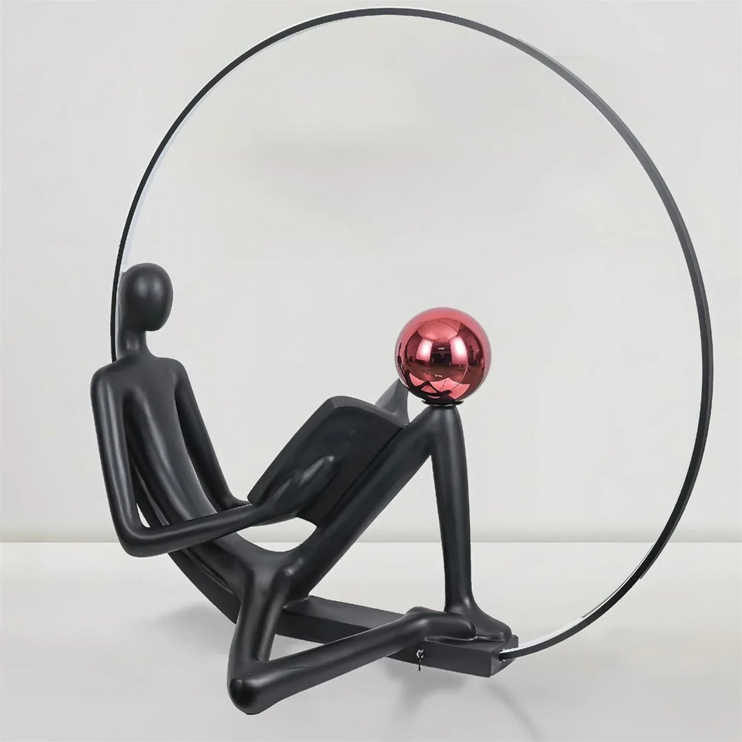 Thinker Sculpture Floor Lamp 10