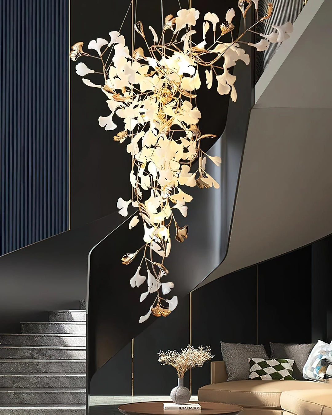 Tip Tlying Ginkgo Chandelier 28