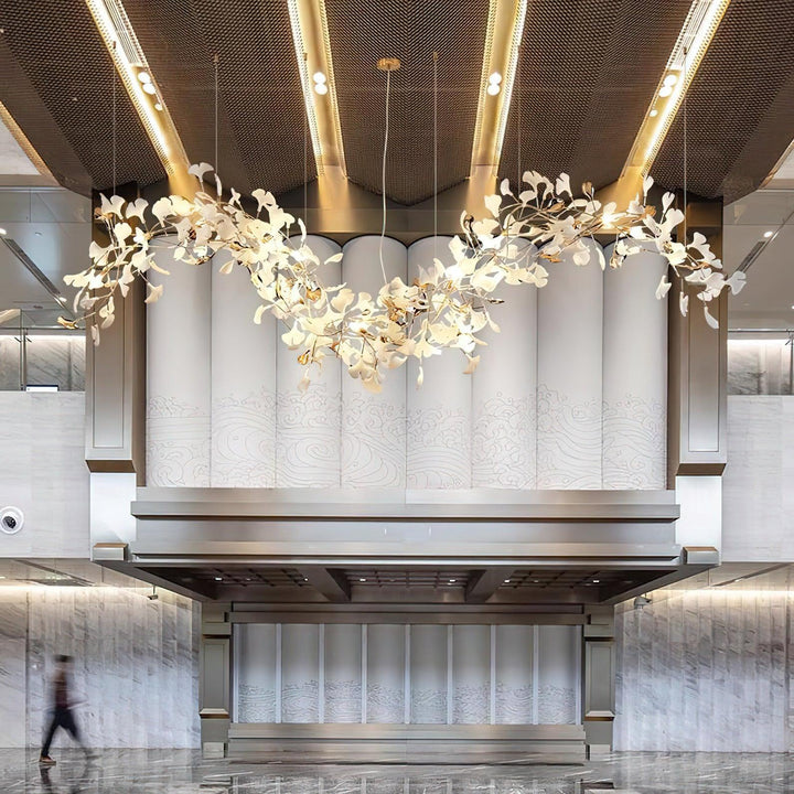 Tip Tlying Ginkgo Chandelier 31