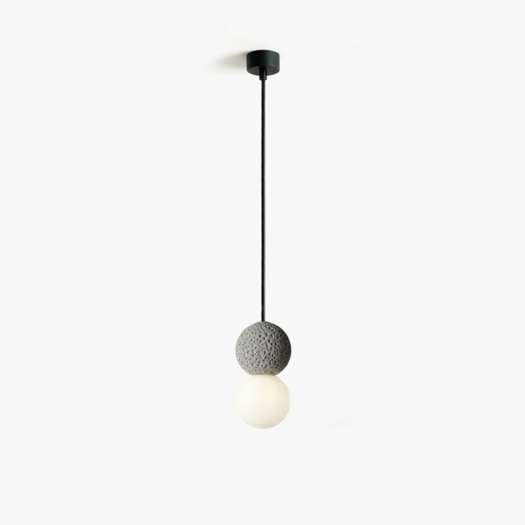 Travertine Globe Modern Pendant Light 4