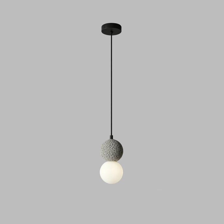 Travertine Globe Modern Pendant Light 6