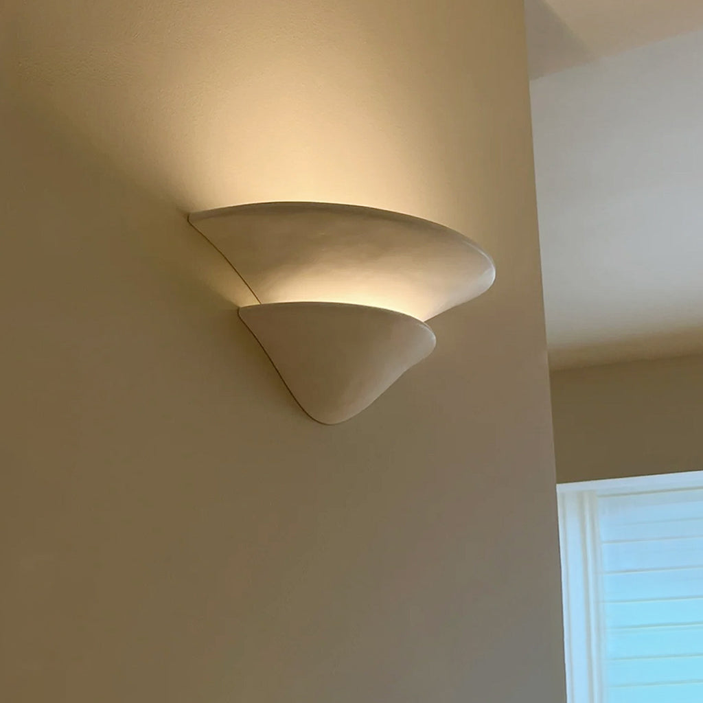 Triangular Plaster Wall Lamp 3