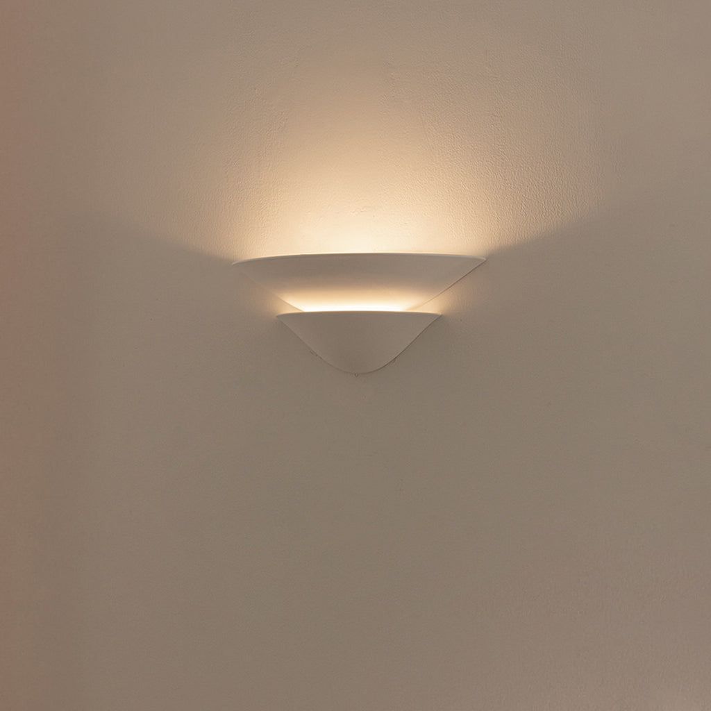 Triangular Plaster Wall Lamp 7