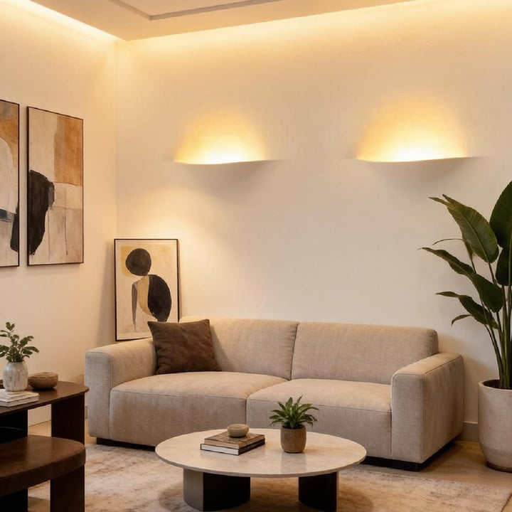 Trimless Recessed Plaster Wall Lamp 3