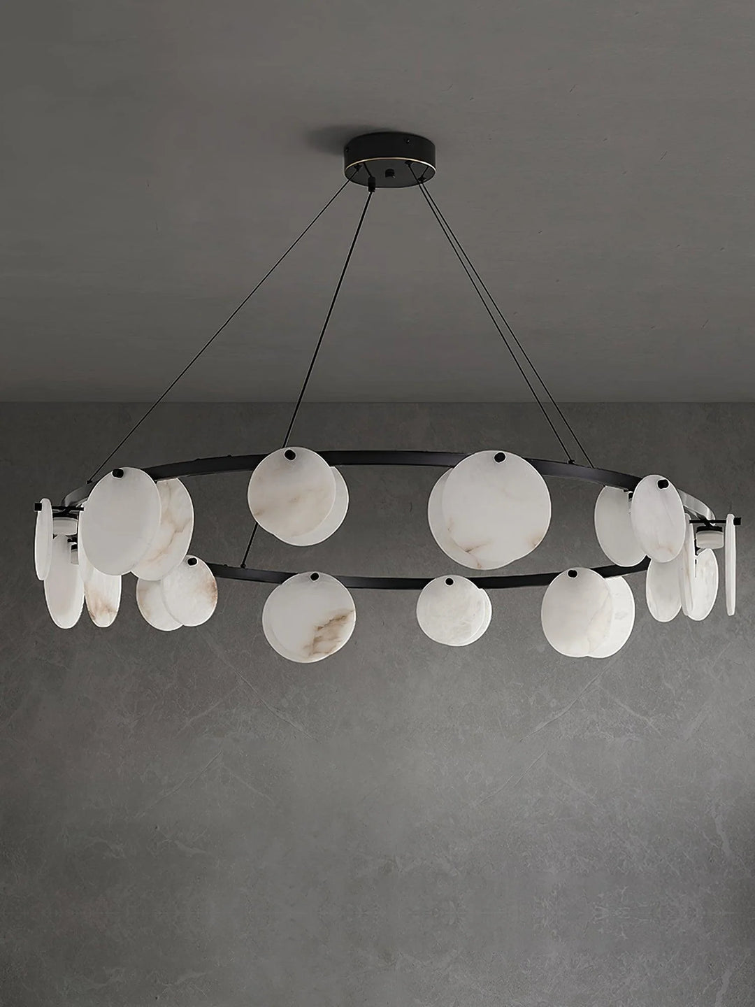 Trinidad Disc Alabaster Chandelier 15