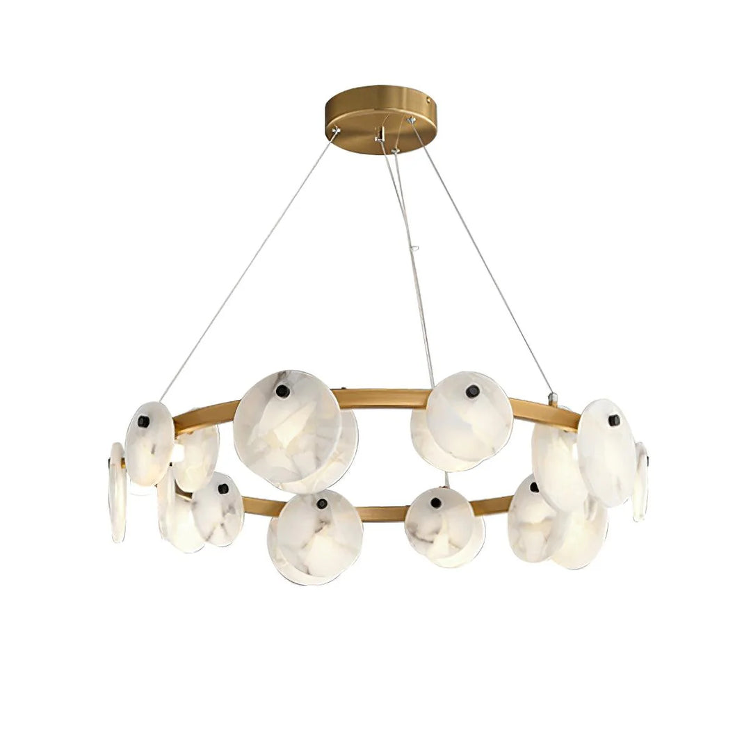 Trinidad Disc Alabaster Chandelier 17