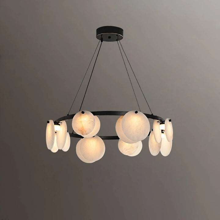 Trinidad Disc Alabaster Chandelier 19