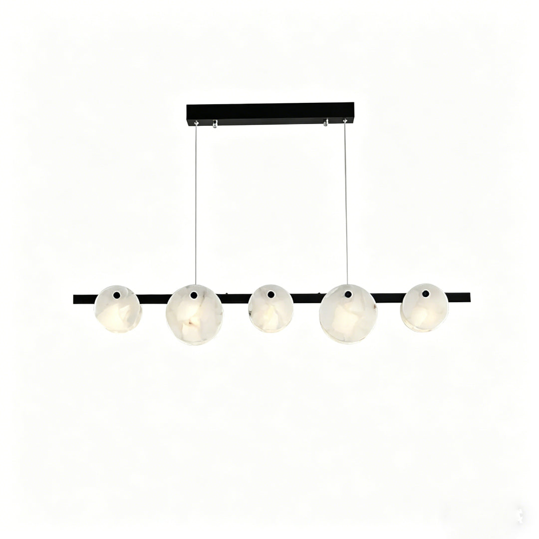 Trinidad Linear Disc Alabaster Chandelier 16