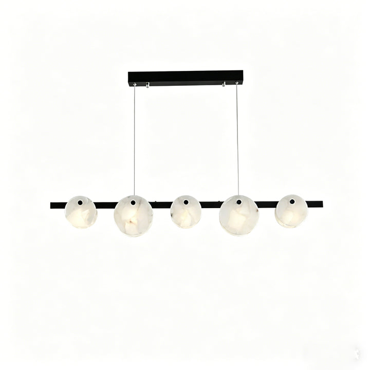 Trinidad Linear Disc Alabaster Chandelier 16