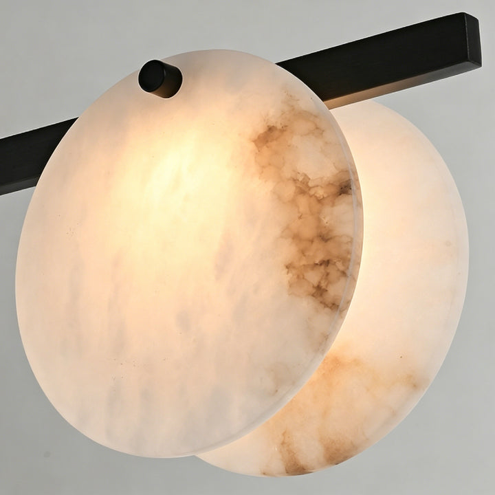 Trinidad Linear Disc Alabaster Chandelier 22