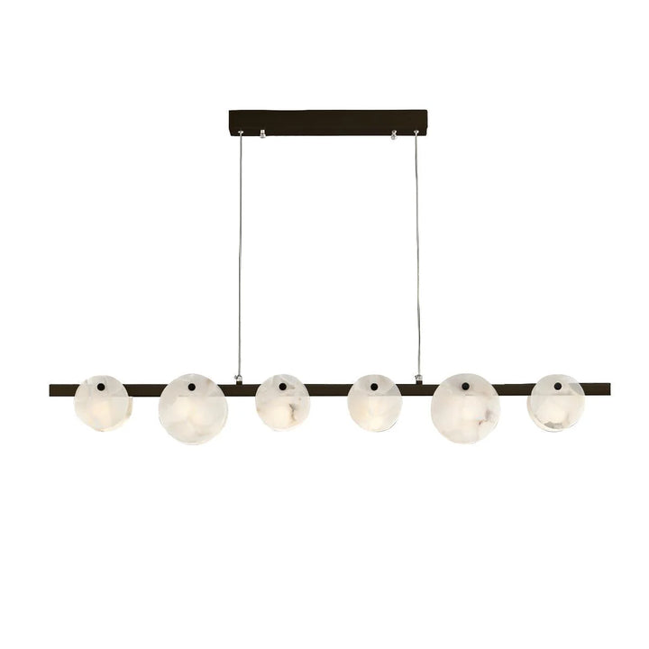 Trinidad Linear Disc Alabaster Chandelier 7