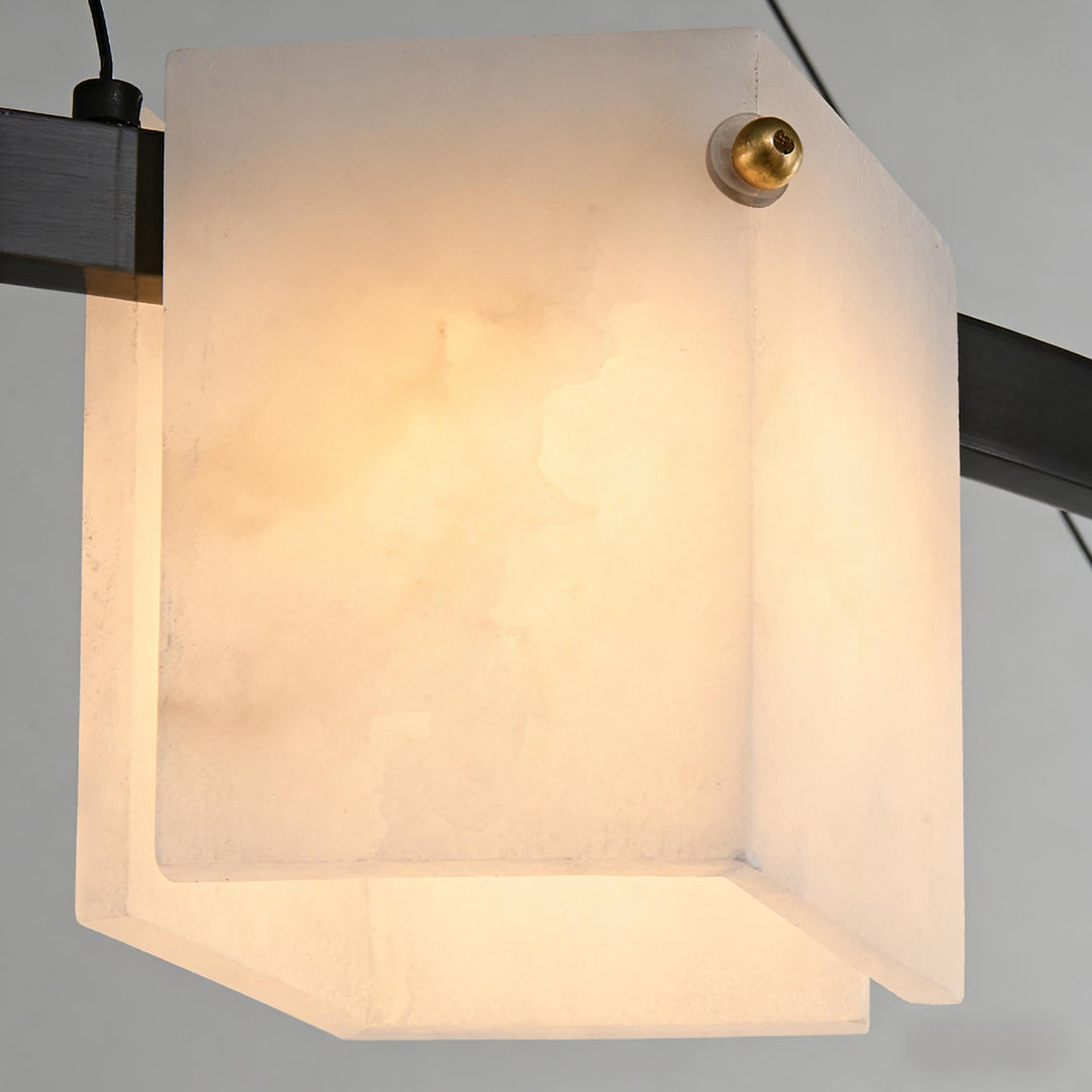 Trinidad Rhombus Alabaster Chandelier 2