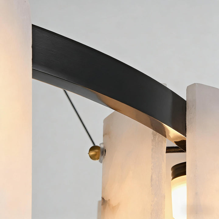 Trinidad Rhombus Alabaster Chandelier 4