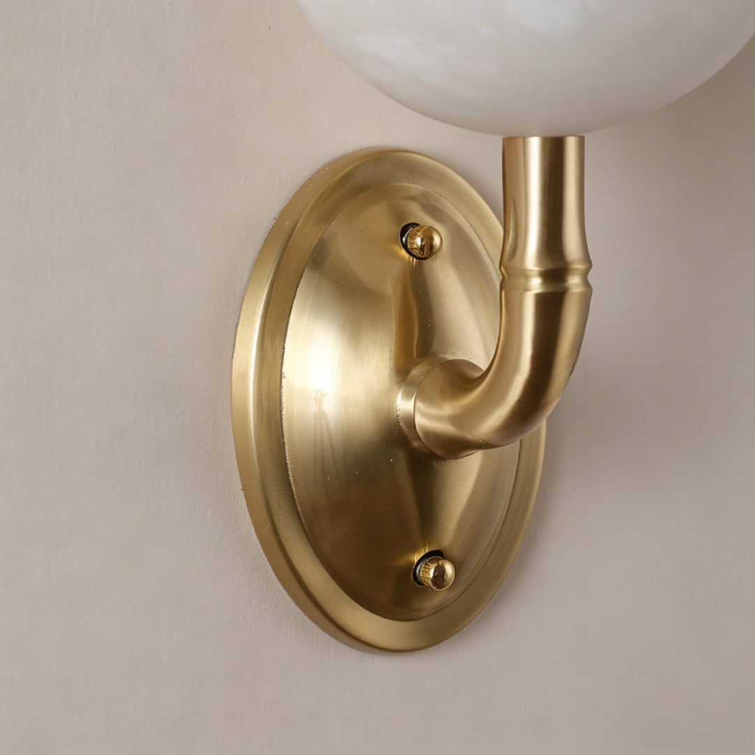 Triple Alabaster Wall Sconce 13