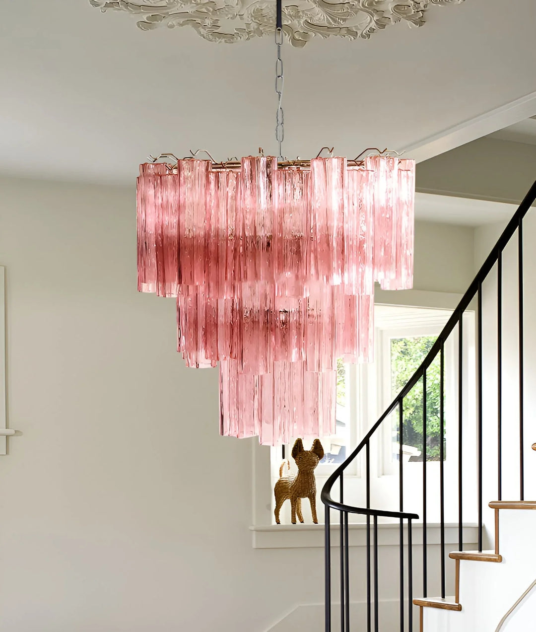 Tronchi Murano Glass Chandelier