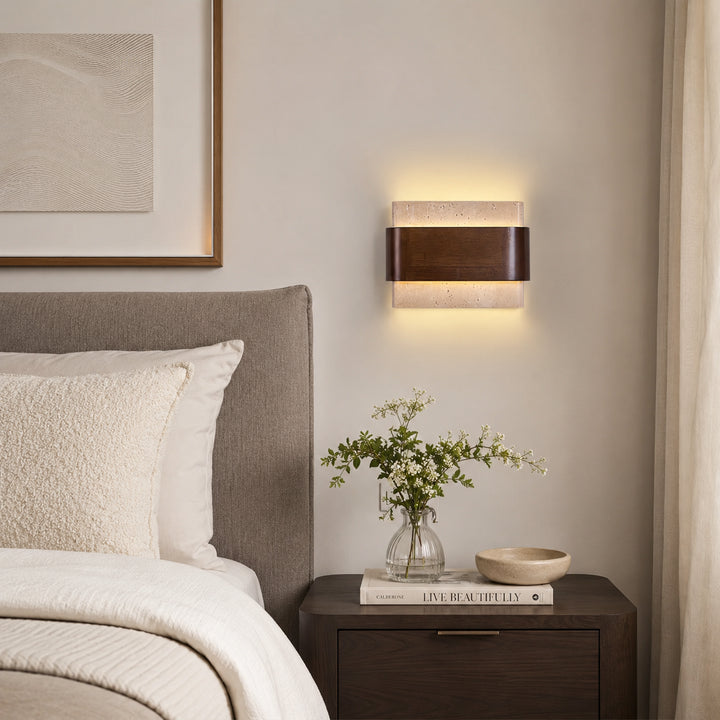 Valtiren Travertine Wall Lamp 5