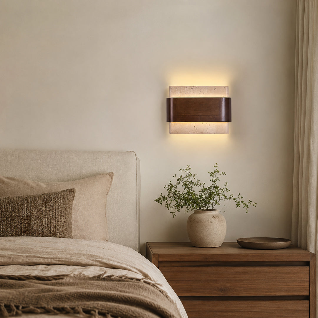 Valtiren Travertine Wall Lamp 6