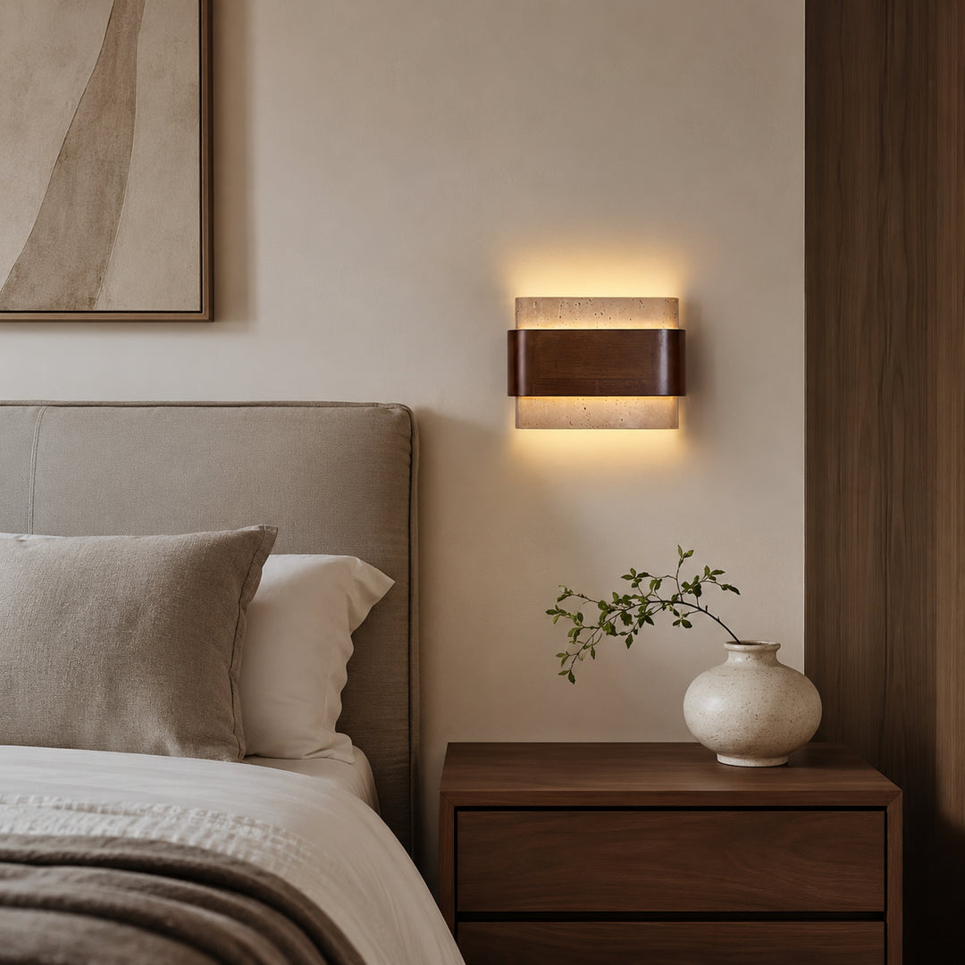Valtiren Travertine Wall Lamp 7