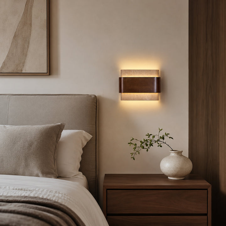 Valtiren Travertine Wall Lamp 7