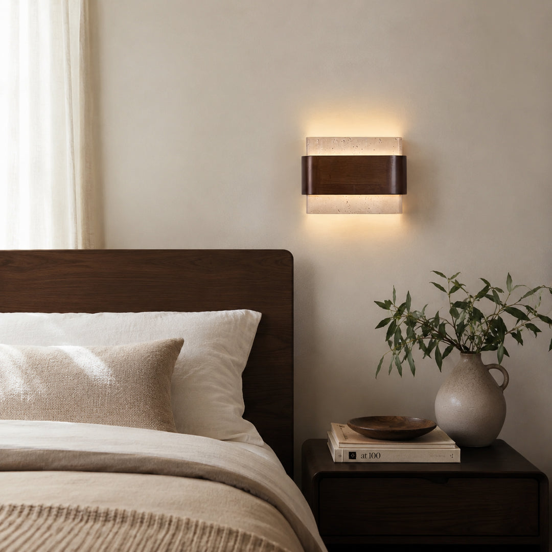Valtiren Travertine Wall Lamp 8