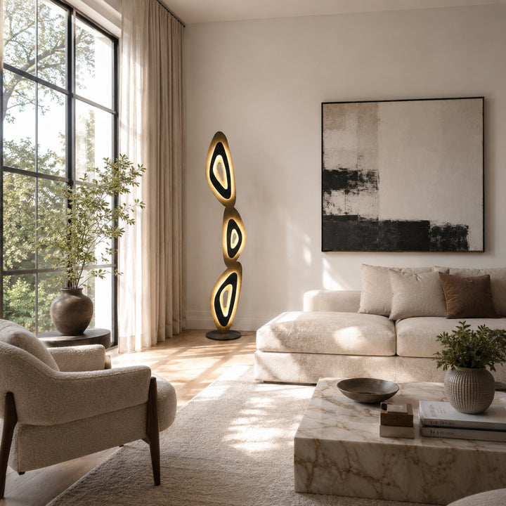 Vara Sculptural Organic Floor Lamp 7