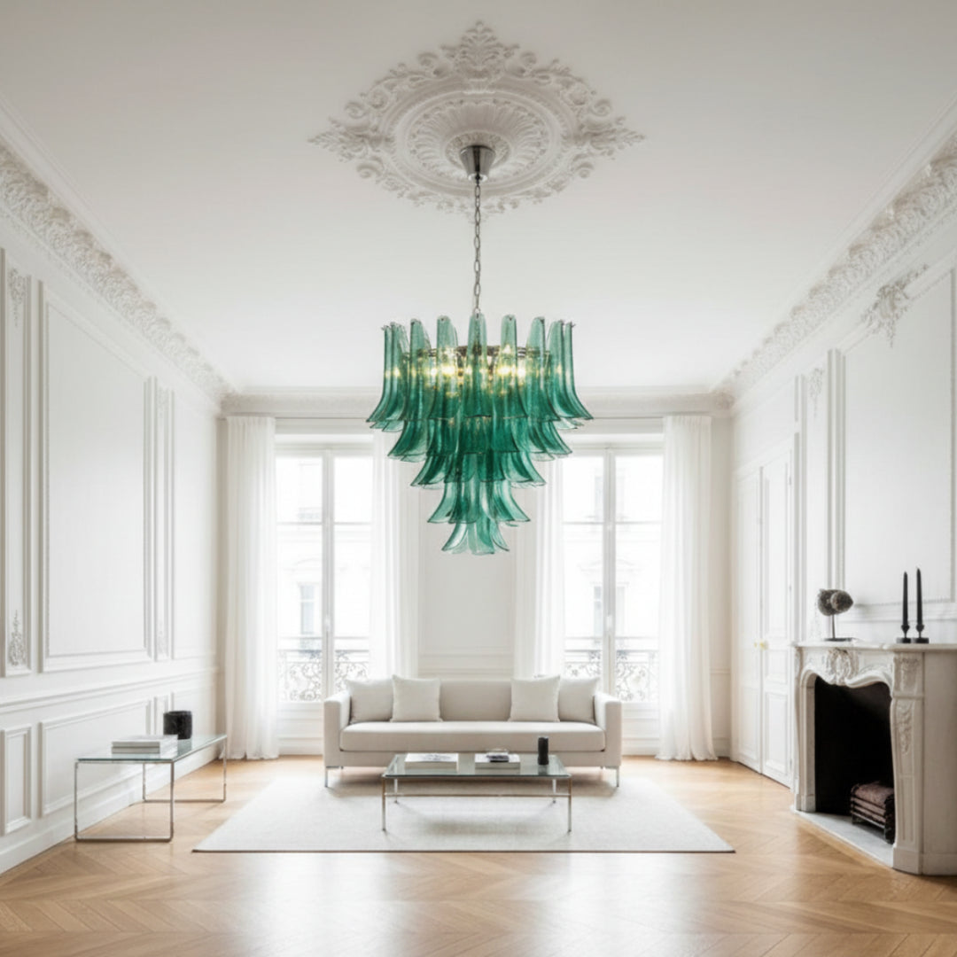 Velune Murano Glass Petals Chandelier – AIBIALIGHT