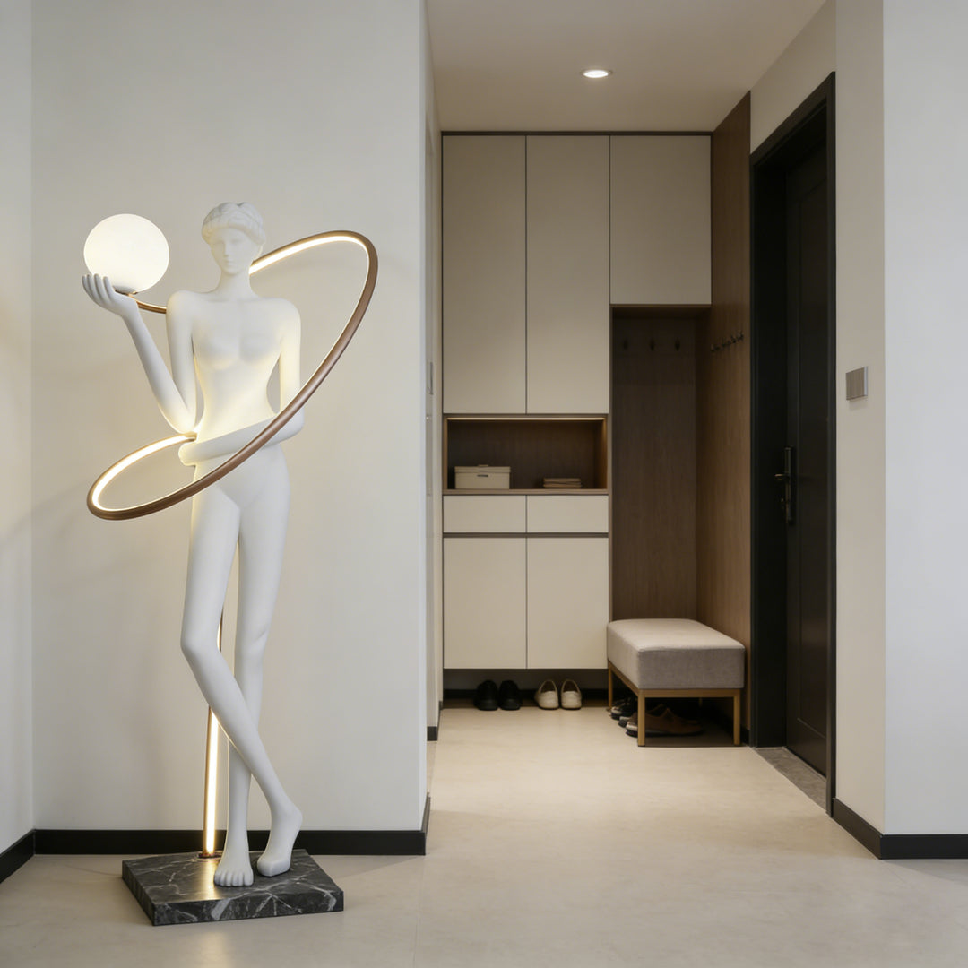 Venus Goddess Sculpture Floor Lamp 13
