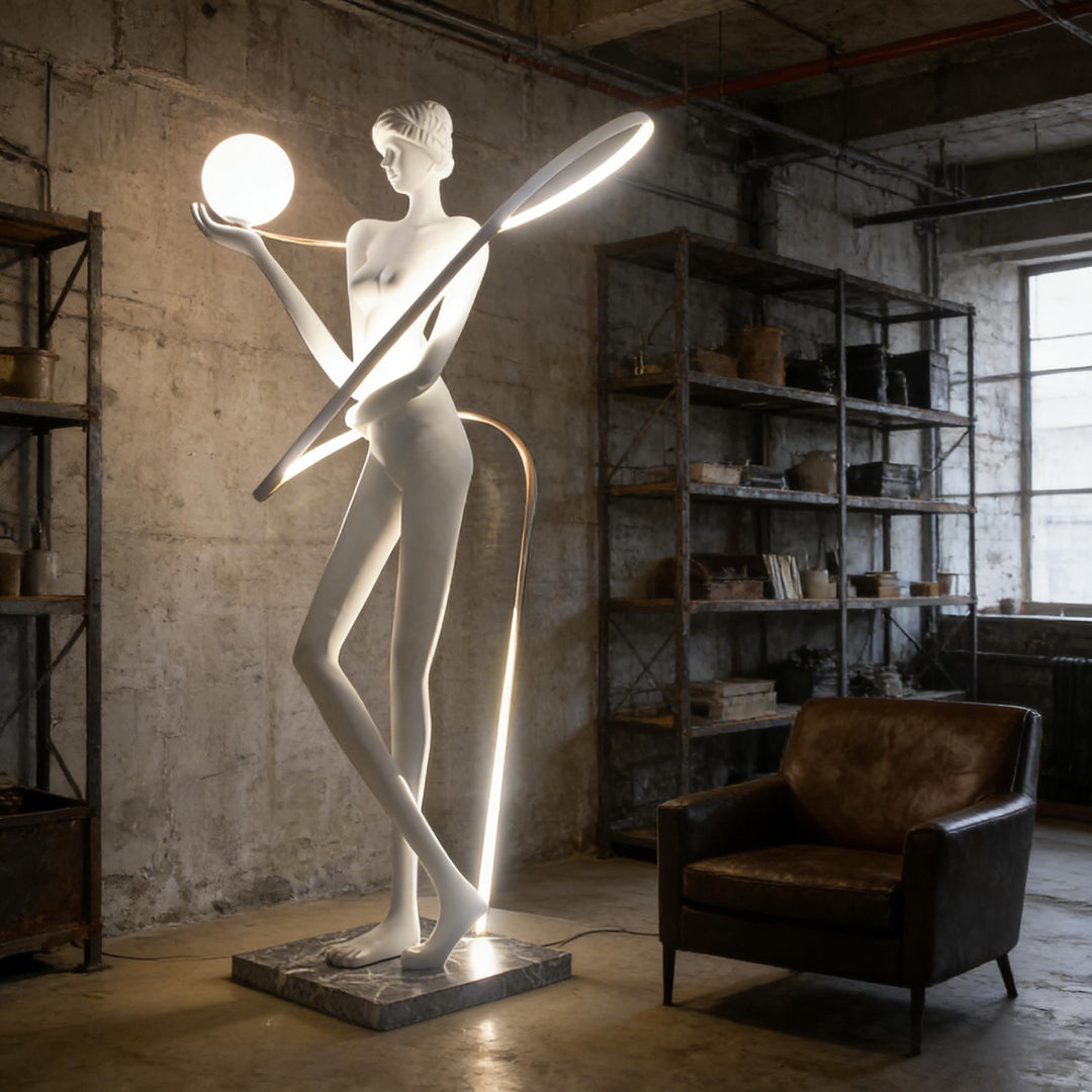 Venus Goddess Sculpture Floor Lamp 3