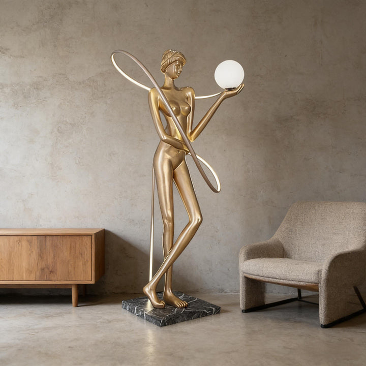 Venus Goddess Sculpture Floor Lamp 9