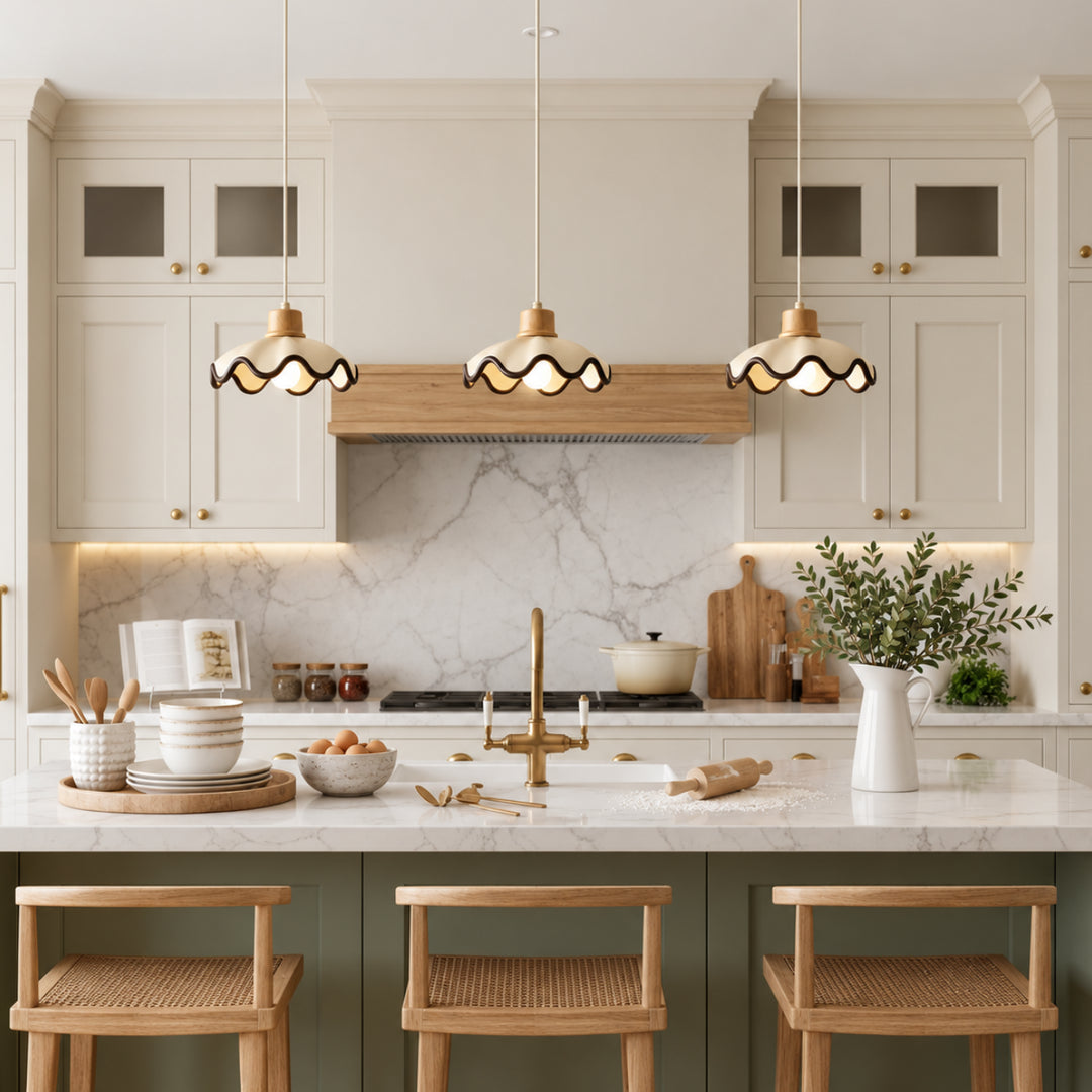 Verlissa Scalloped Pendant Light 9