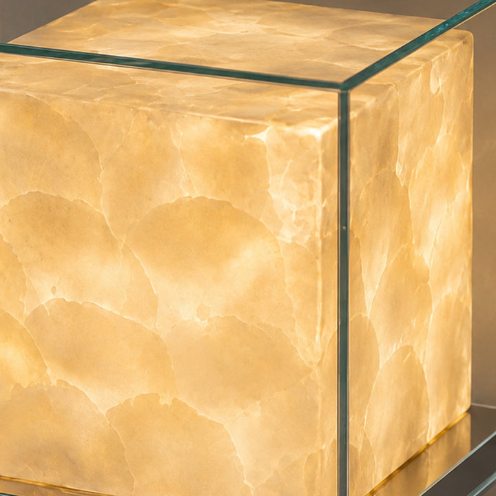 Verlunea Glass Cube Table Lamp 10