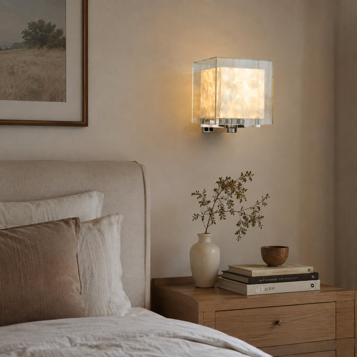 Verlunea Glass Cube Wall Lamp 5