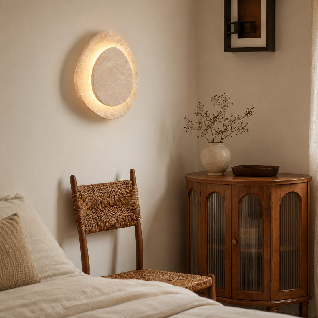 Verune Travertine Wall Lamp 4