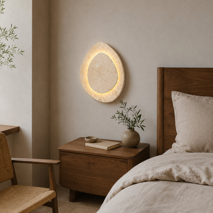 Verune Travertine Wall Lamp 5
