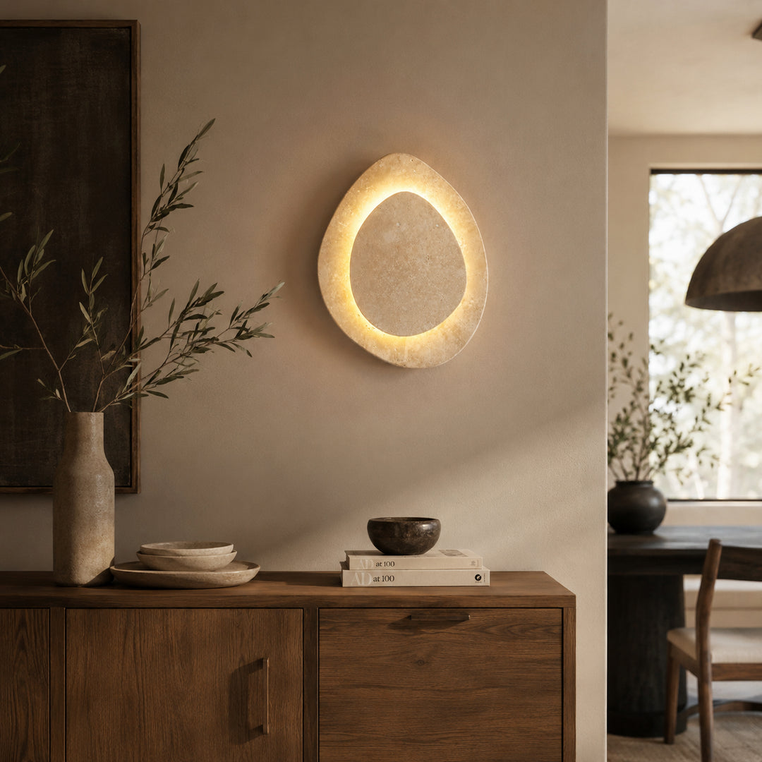 Verune Travertine Wall Lamp 6