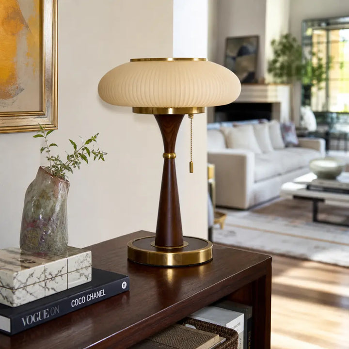 Vesper Fluted Glass Table Lamp 11