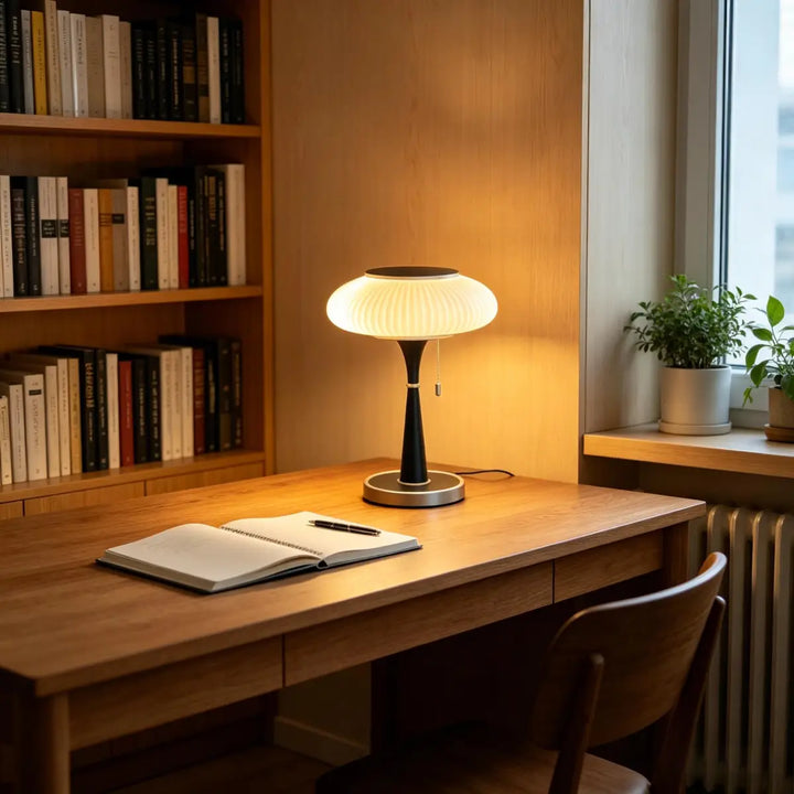 Vesper Fluted Glass Table Lamp 2