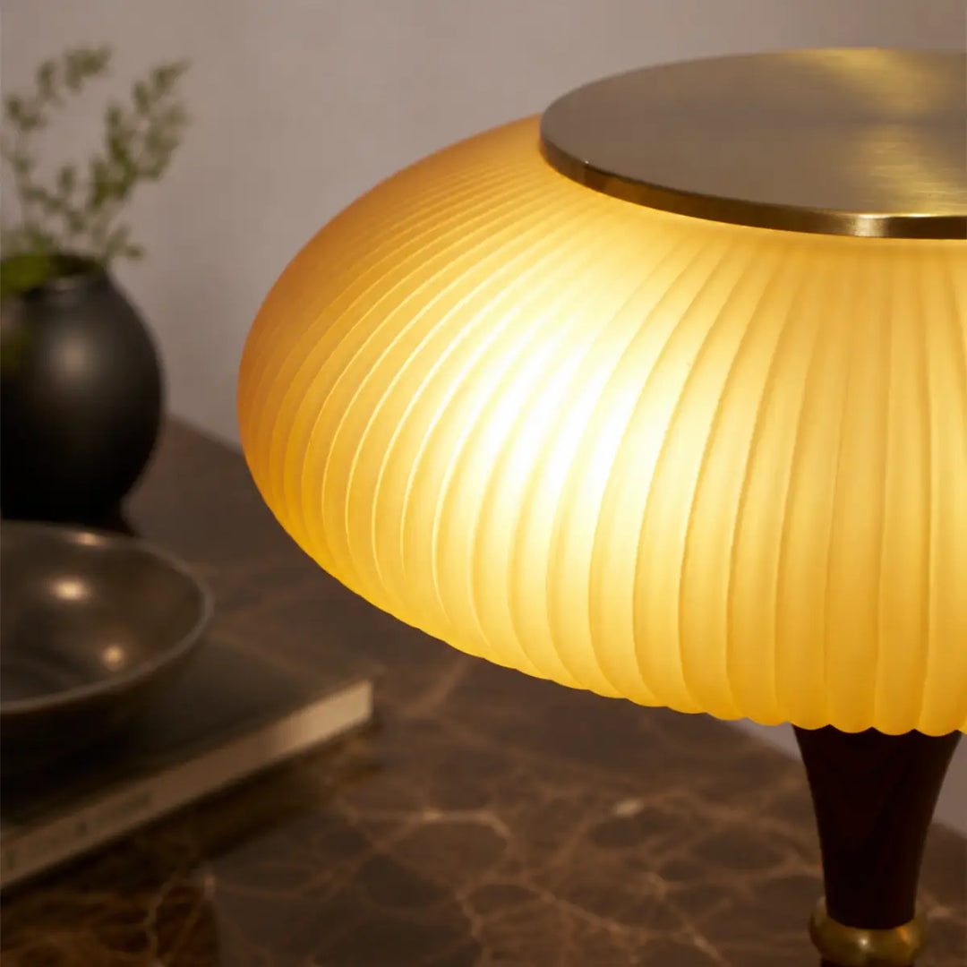Vesper Fluted Glass Table Lamp 6