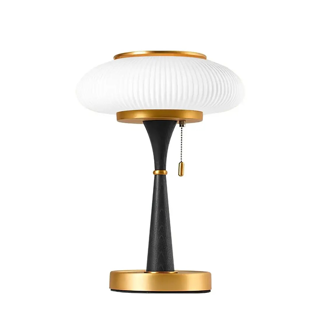 Vesper Fluted Glass Table Lamp 8
