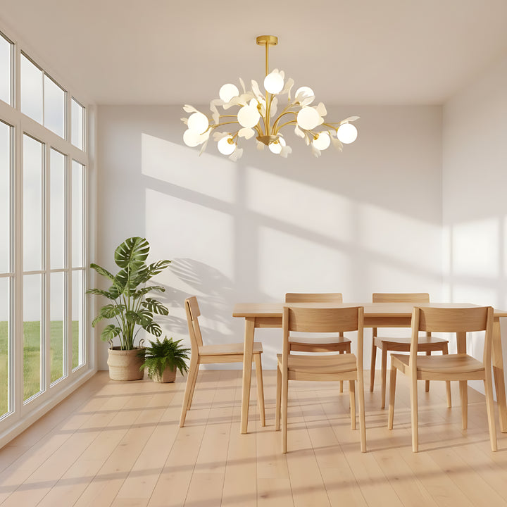 Vetra Ginkgo Chandelier 12