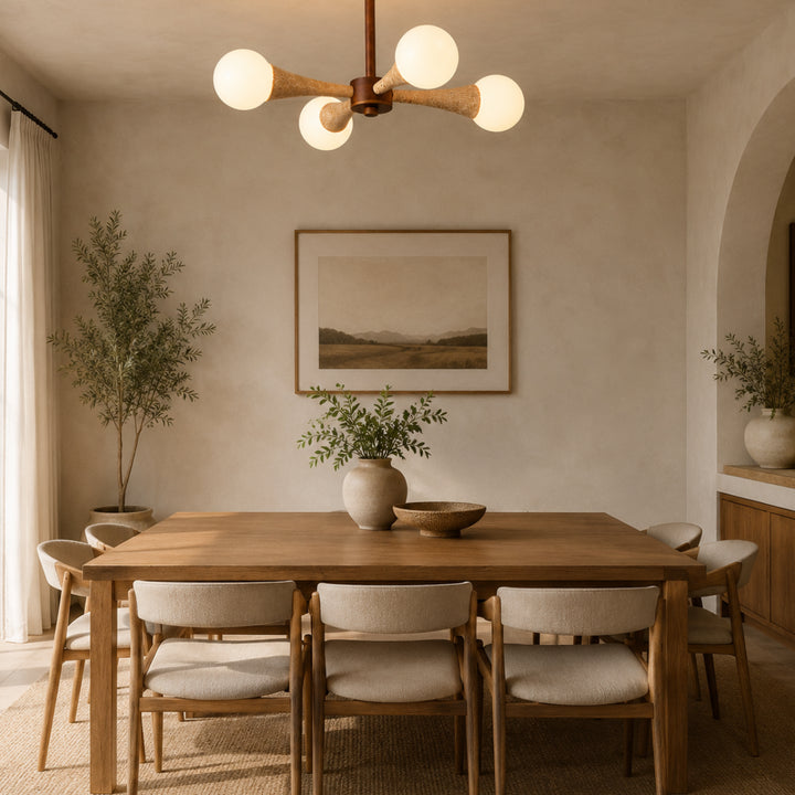 Veylan Wood Globe Chandelier 12