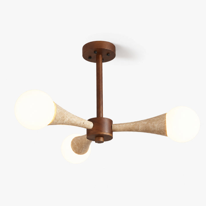 Veylan Wood Globe Chandelier 4