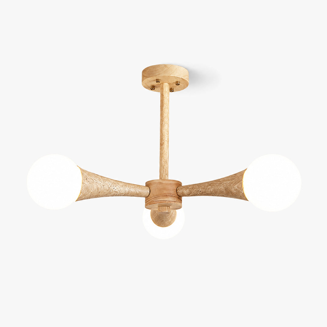 Veylan Wood Globe Chandelier 5