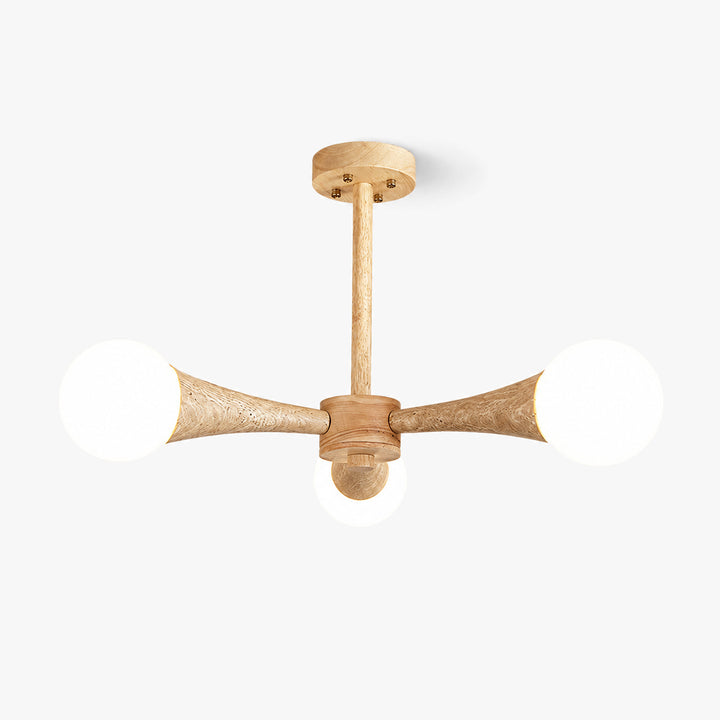 Veylan Wood Globe Chandelier 5