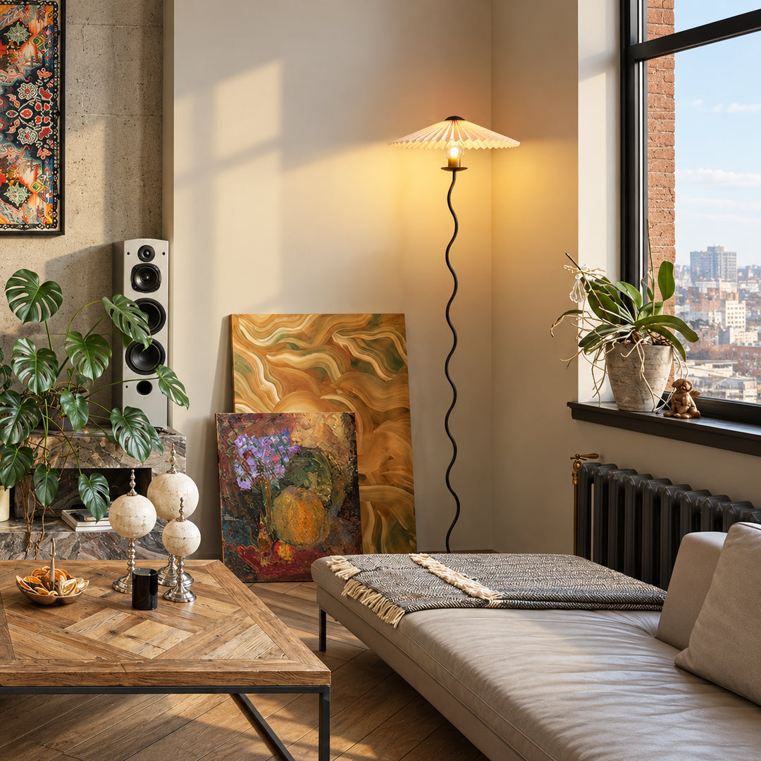 Veylin Pleated Floor Lamp 11