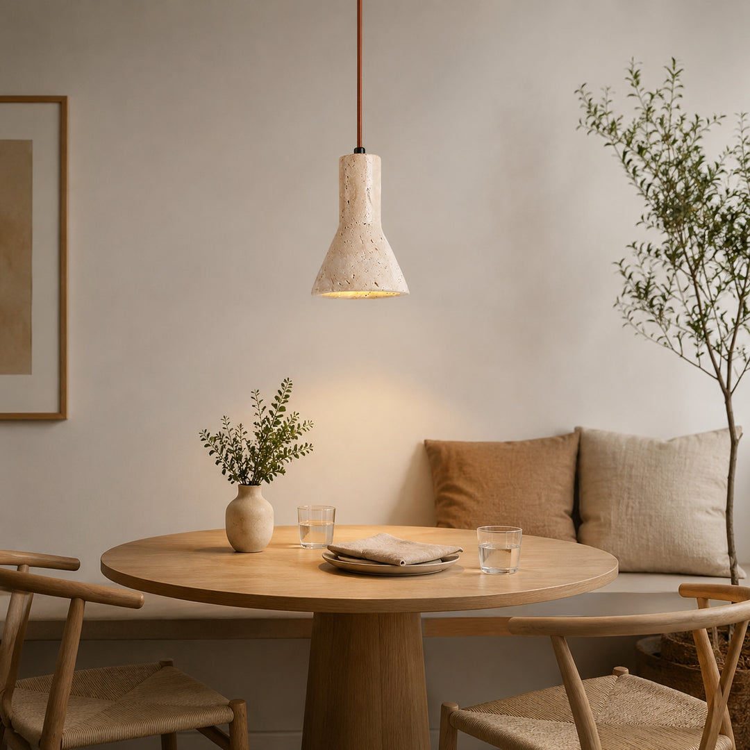 Veyra Travertine Pendant Light 2