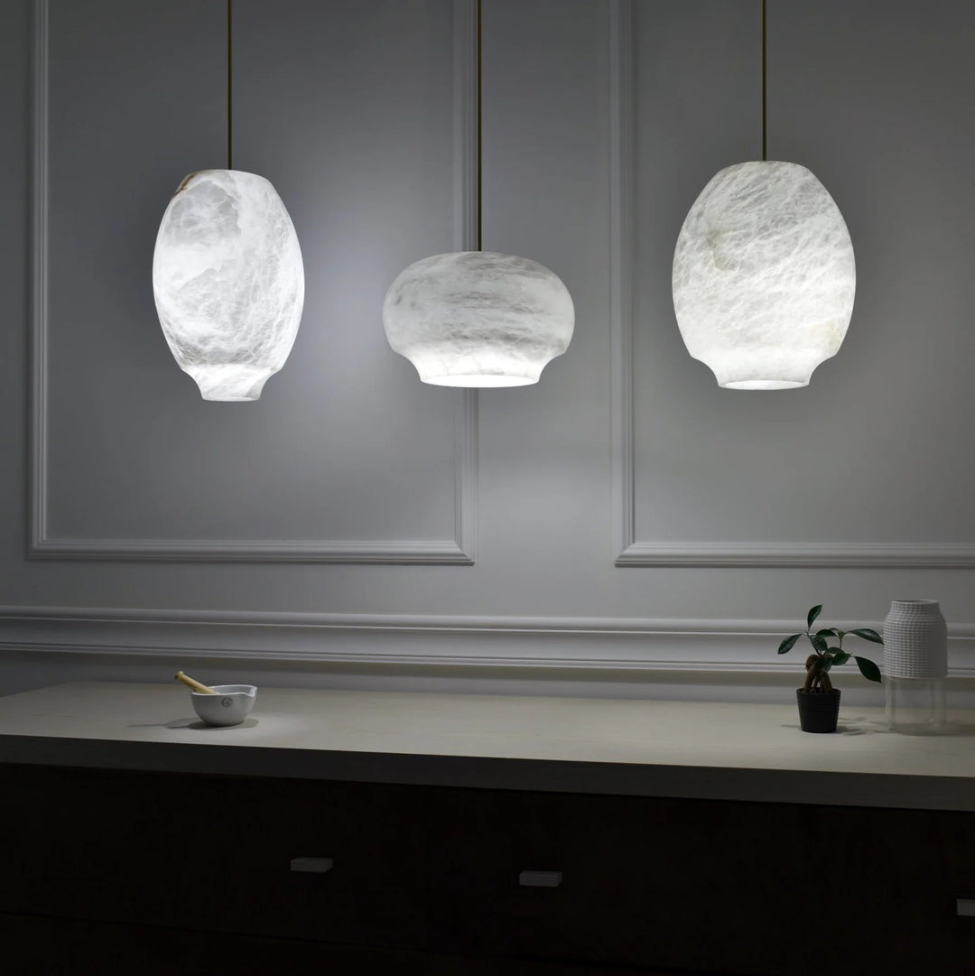 Vira Alabaster Pendant Light 15