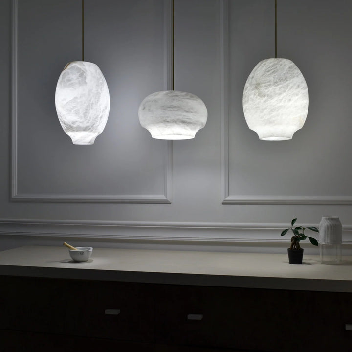 Vira Alabaster Pendant Light 15