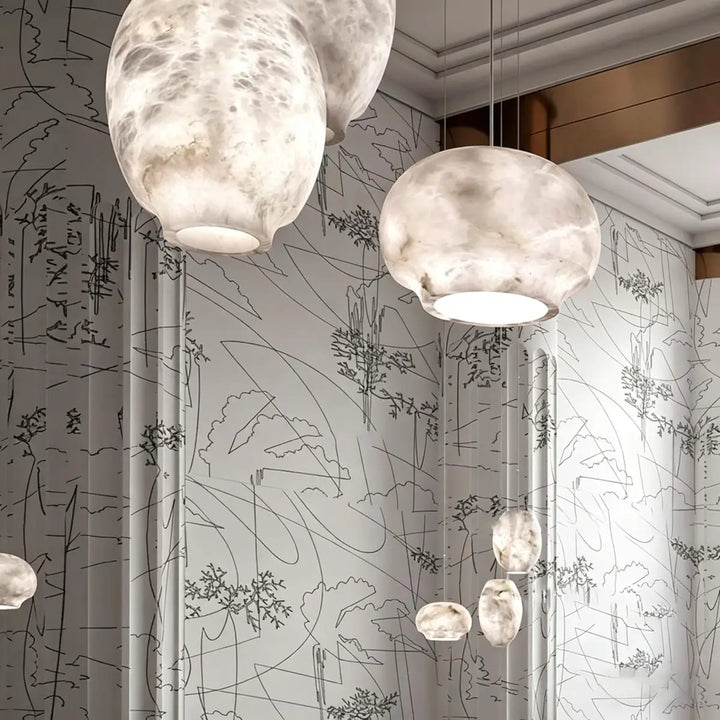 Vira Alabaster Pendant Light 16