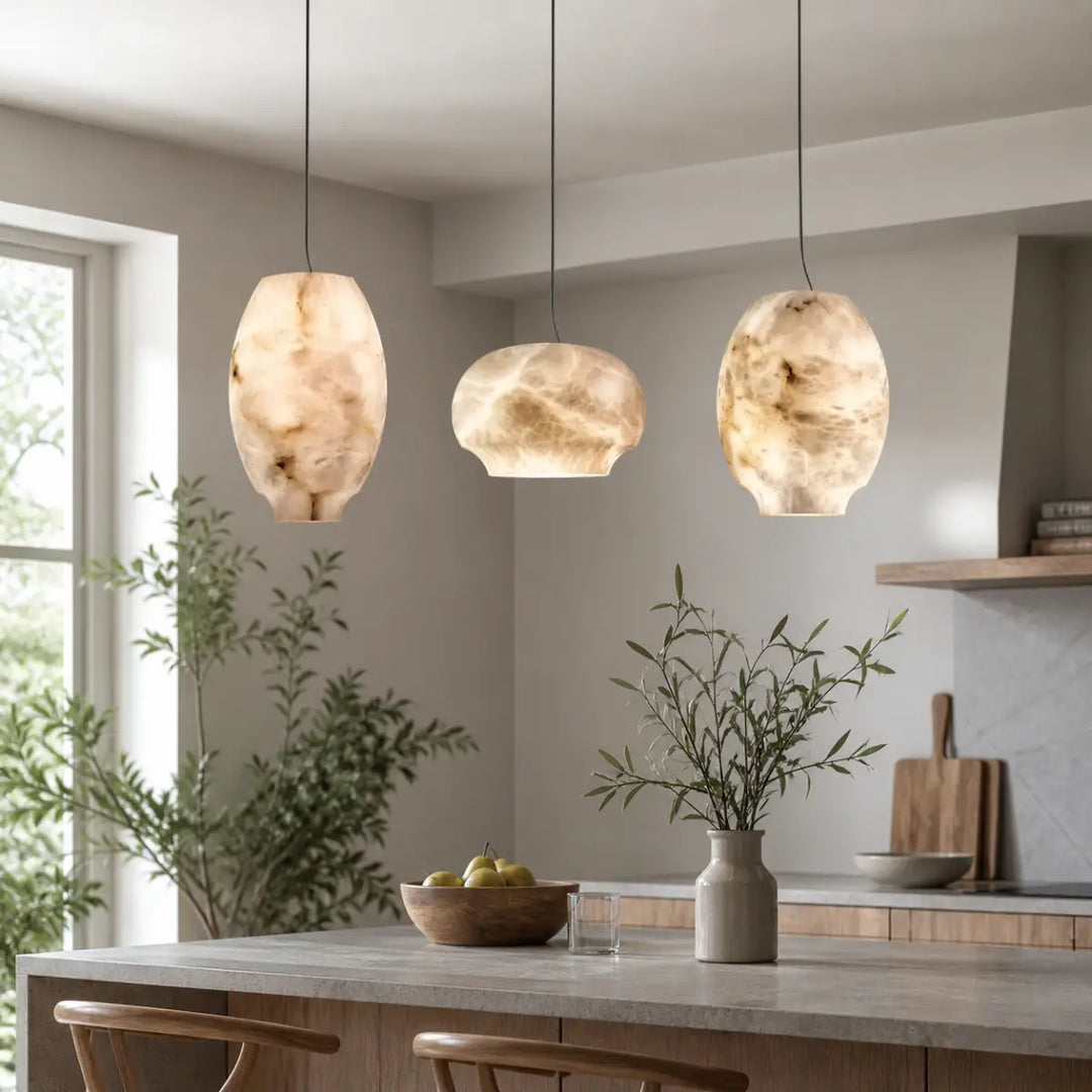 Vira Alabaster Pendant Light 4